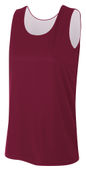A4 Women's Sprint Jump Reversible Jersey Outside: MAROON, Inside: WHITE Front