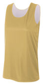 A4 Women's Sprint Jump Reversible Jersey Outside: VEGAS GOLD, Inside: WHITE Front