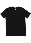 LAT Unisex Bamboo Tee 6904 BLACK Front