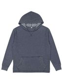 LAT Adult Vintage Wash Fleece Hoodie 6936 WASHED NAVY Front