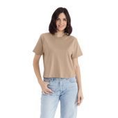 Next Level Women's Heavyweight T-Shirt 7610 TAN Front