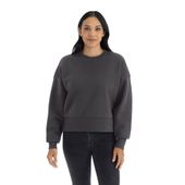 Next Level Women's Heavyweight Sweatshirt 9087 GRAPHITE BLACK Front