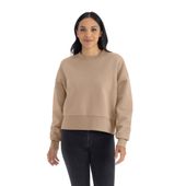 Next Level Women's Heavyweight Sweatshirt 9087 TAN Front