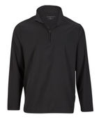 Boxercraft Men's Stretch Woven Qtr Zip Pullover Jacket BM5206 BLACK Pocket