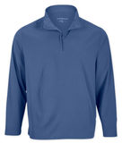 Boxercraft Men's Stretch Woven Qtr Zip Pullover Jacket BM5206 INDIGO Pocket