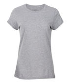 Boxercraft Women's Essential Crew Tee BW2104 OXFORD HEATHER Front