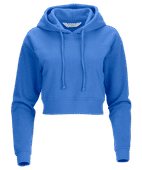 Boxercraft Women's Fleece Cropped Hoodie BW5404 ELECTRIC ROYAL Front