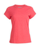 Boxercraft Women's Recrafted Crewneck Tee EW2180 RECOVER RED Front