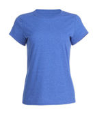 Boxercraft Women's Recrafted Crewneck Tee EW2180 COBALT BLUE Front