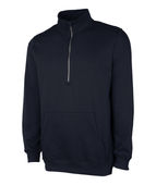 Charles River Apparel Men's Willow Half Zip Sweatshirt 9628 NAVY Pocket