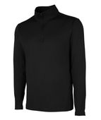 Charles River Apparel Men's Nu Fitness Quarter Zip 9684 BLACK Pocket