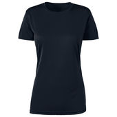 Zorrel Boston Ladies Short Sleeve Interlock T-Shirt Z6053 BLACK Front