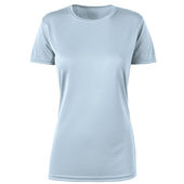 Zorrel Boston Ladies Short Sleeve Interlock T-Shirt Z6053 ICE BLUE Front