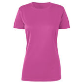 Zorrel Boston Ladies Short Sleeve Interlock T-Shirt Z6053 RASPBERRY ICE Front