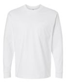 American Apparel Super Heavyweight Long Sleeve Pocket Tee AME-9410 WHITE Pocket