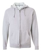 Jerzees Nublend Full-Zip Hooded Sweatshirt 993 ASH Pocket
