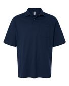 Jerzees Dri-Power Polo With Pocket JER-436MP J. NAVY Pocket