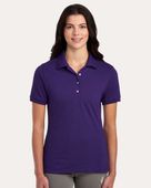 Jerzees Women's Dri-Power Polo JER-437F DEEP PURPLE Pocket