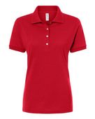 Jerzees Women's Dri-Power Polo JER-437F TRUE RED Pocket