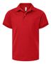 Jerzees Youth Dri-Power Polo JER-437K TRUE RED Pocket
