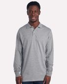 Jerzees Dri-Power Long Sleeve Polo JER-437LR OXFORD Pocket