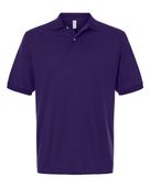 Jerzees Dri-Power Polo JER-437R DEEP PURPLE Pocket