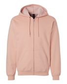 Gildan Softstyle Full-Zip Hooded Sweatshirt GIL-SF600 DUSTY ROSE Pocket