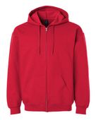 Gildan Softstyle Full-Zip Hooded Sweatshirt GIL-SF600 RED Pocket