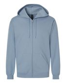 Gildan Softstyle Full-Zip Hooded Sweatshirt GIL-SF600 STONE BLUE Pocket