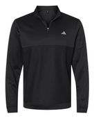 Adidas Ultimate365 Textured Quarter-Zip Pullover Jacket ADI-A2001 BLACK Pocket