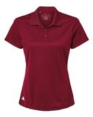 Adidas Women's Basic Sport Polo ADI-A431 COLLEGIATE BURGUNDY Pocket