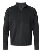 Adidas Quarter-Zip Pullover Jacket ADI-A587 BLACK Pocket