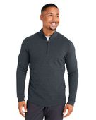 Swannies Emery Quarter-Zip Pullover SWE500 BLACK HEATHER Pocket