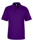 Core365 Men's Market Snag Protect Mesh Polo CE104 CAMPUS PURPLE Pocket