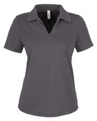 Core365 Women's Market Snag Protect Mesh Polo CE104W CARBON Pocket