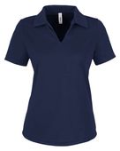 Core365 Women's Market Snag Protect Mesh Polo CE104W CLASSIC NAVY Pocket