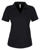 Core365 Women's Market Snag Protect Mesh Polo CE104W BLACK Pocket