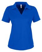 Core365 Women's Market Snag Protect Mesh Polo CE104W TRUE ROYAL Pocket