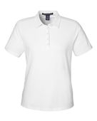 Devon & Jones Women's Raleigh Stretch Polo DG120W WHITE Pocket