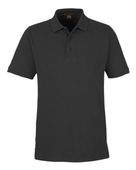 Harriton Men's Valiant Cotton Snag Protect Polo M205 BLACK Pocket