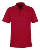 Harriton Men's Valiant Cotton Snag Protect Polo M205 RED Pocket
