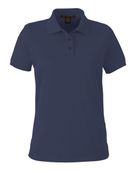 Harriton Women's Valiant Cotton Snag Protect Polo M205W DARK NAVY Pocket