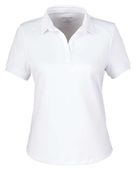North End Women's Express Tech Performance Polo NE112W WHITE Pocket