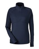 Puma Golf Women's Bandon Quarter-Zip Pullover Jacket PG400W NAVY BLAZER Pocket