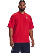 Under Armour Utility Short Sleeve Cage Men's Jacket 1375655 600 - RED/WHITE Pocket