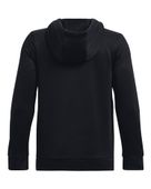 Under Armour Armour Fleece Big Logo Boys' Hoodie 1379799 001 - BLACK Back