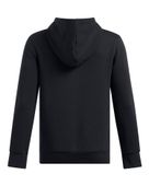 Under Armour Icon Fleece Boys' Hockey Hoodie 1386723 001 - BLACK/WHITE Back