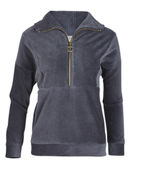 Boxercraft Women's Manchester Qtr Zip Jacket BW5203 CASTLEROCK Pocket