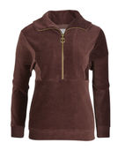 Boxercraft Women's Manchester Qtr Zip Jacket BW5203 ESPRESSO Pocket