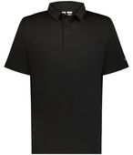 Russell Sideline Grid Polo R10GKM BLACK Pocket